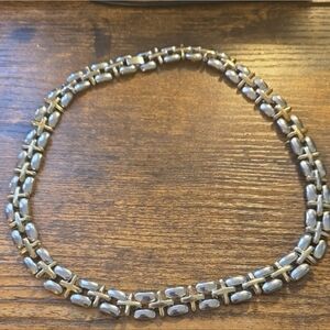 Elegant Two-Tone Necklace